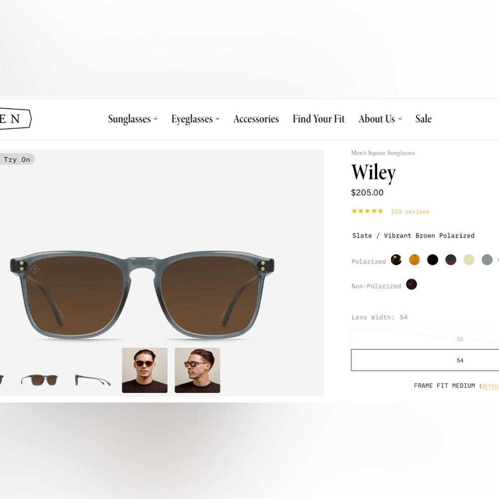 RAEN Wiley Sunglasses in Slate